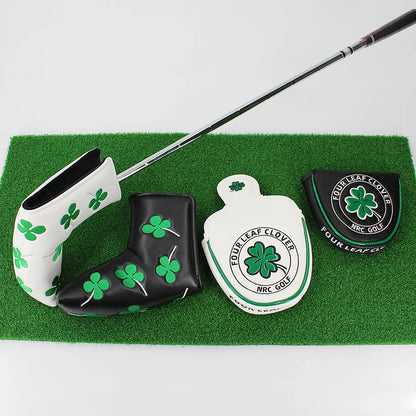 Good Luck Four Leaf Clover Putter Cover