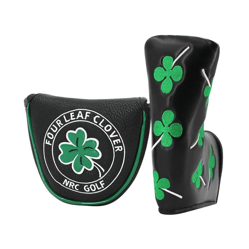 Good Luck Four Leaf Clover Putter Cover