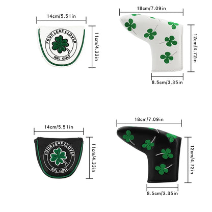 Good Luck Four Leaf Clover Putter Cover