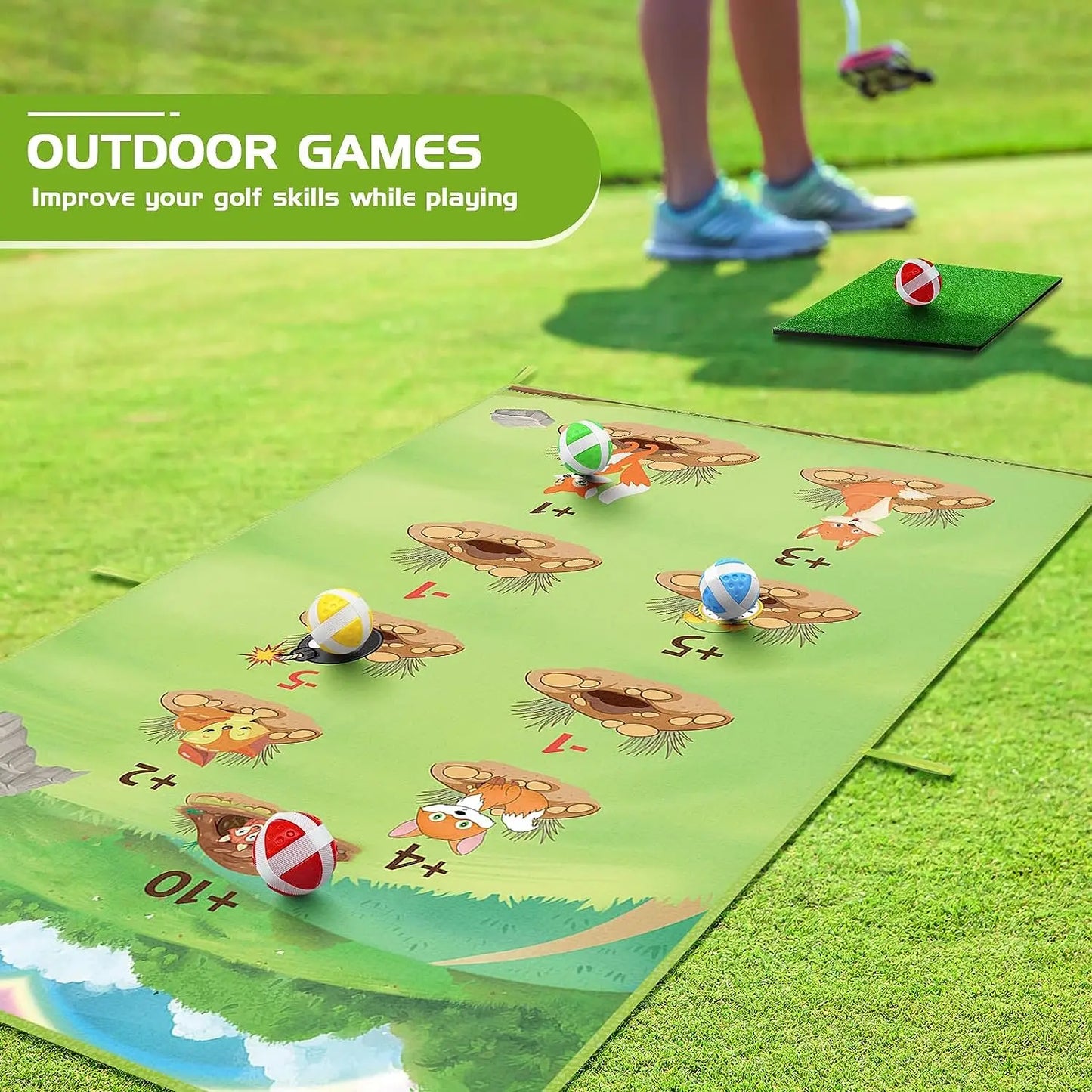 Kids Golf Chipping Game Set or Fun Side Game at a Yard Party