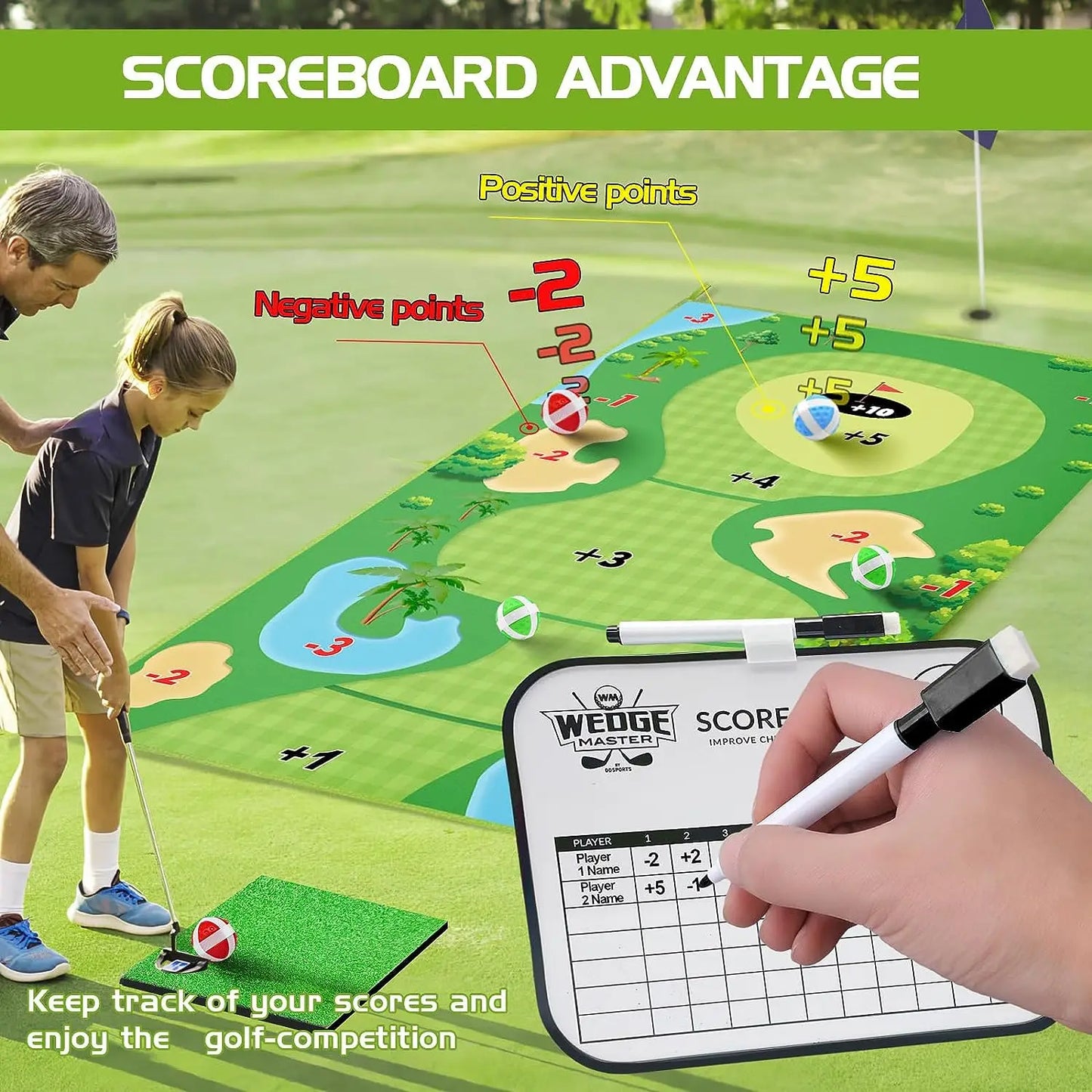 Kids Golf Chipping Game Set or Fun Side Game at a Yard Party