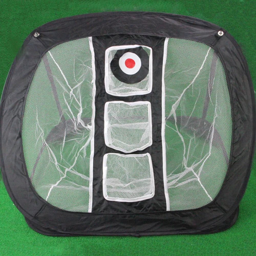 Pop-Up Golf Chipping Net with Mat - Improve Your Game Now!