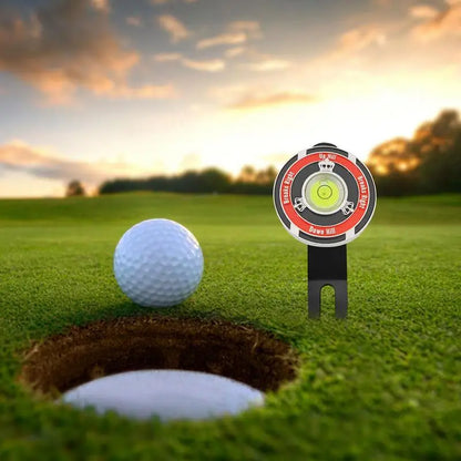 Golf Level Marker Ball Marker With Bubble Level Golf Accessories