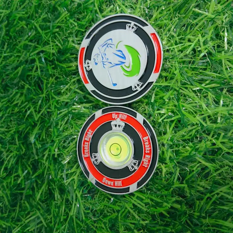 Golf Level Marker Ball Marker With Bubble Level Golf Accessories